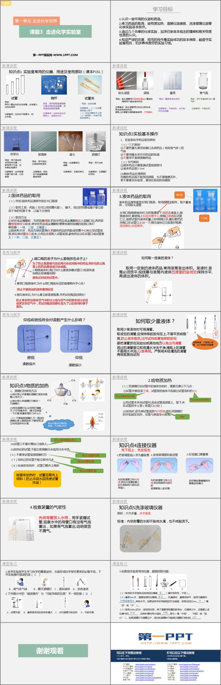 《走进化学实验室》走进化学世界PPT课件下载