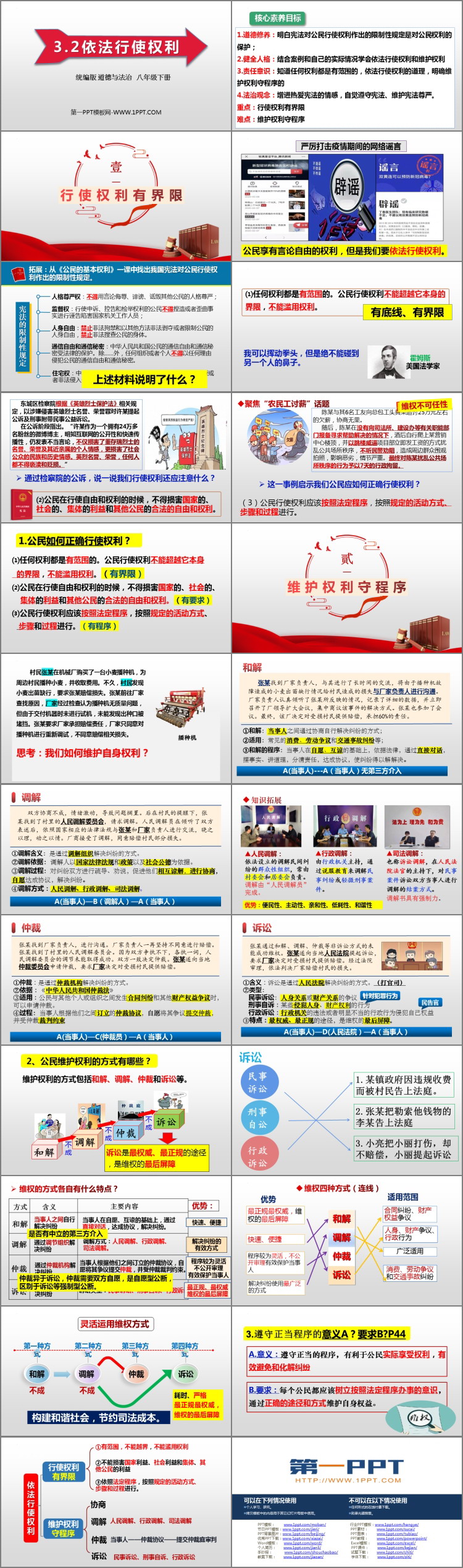 《依法行使权利》PPT优质教学课件
