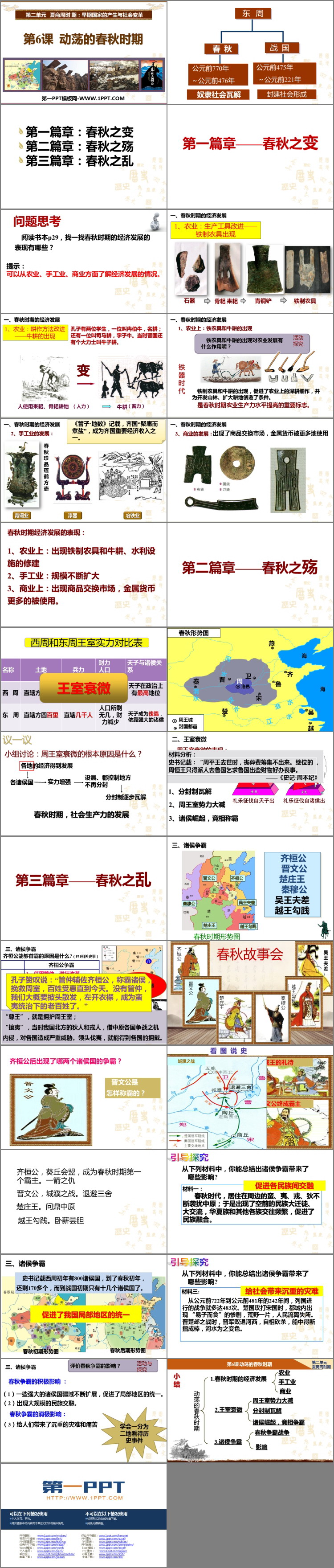 《动荡的春秋时期》PPT精品教学课件