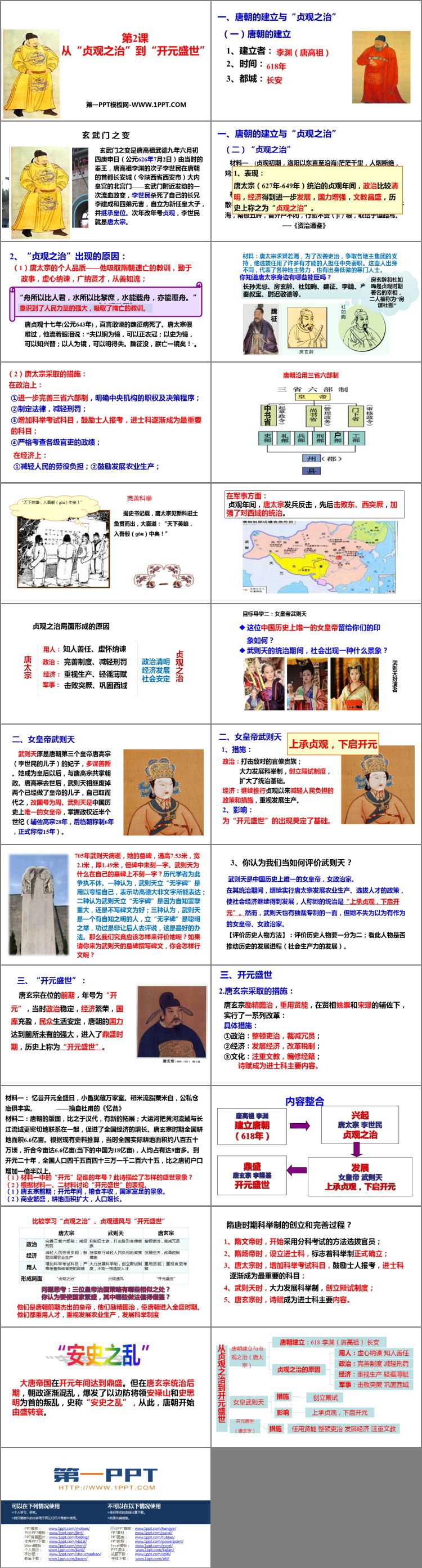 《从“贞观之治”到“开元盛世”》PPT优质课件下载