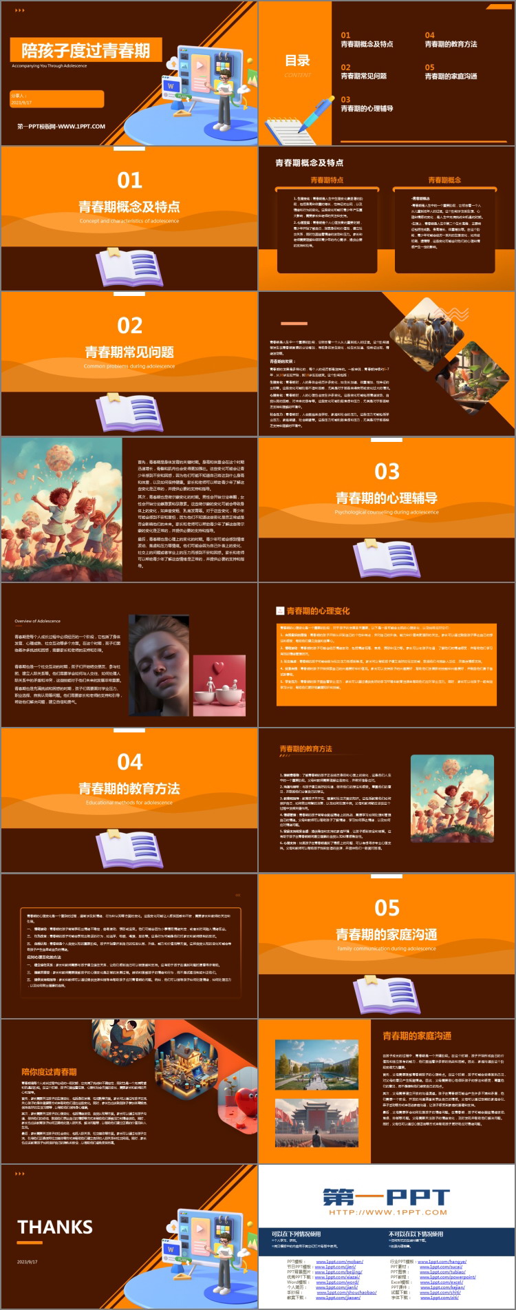 《陪孩子度过青春期》PPT班会课件