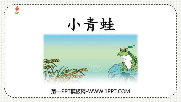 《小青蛙》PPT免费优秀课件