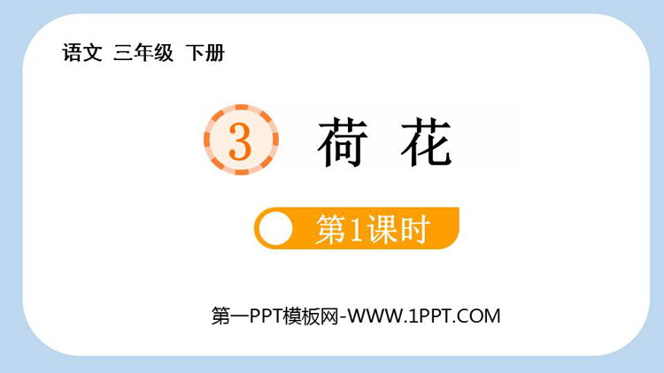 《荷花》PPT教学课件(第1课时)