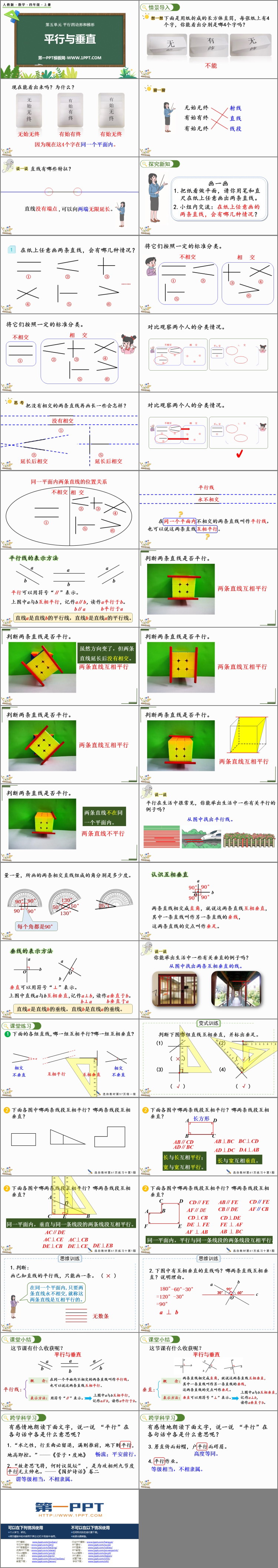 《平行与垂直》平行四边形和梯形PPT精品课件