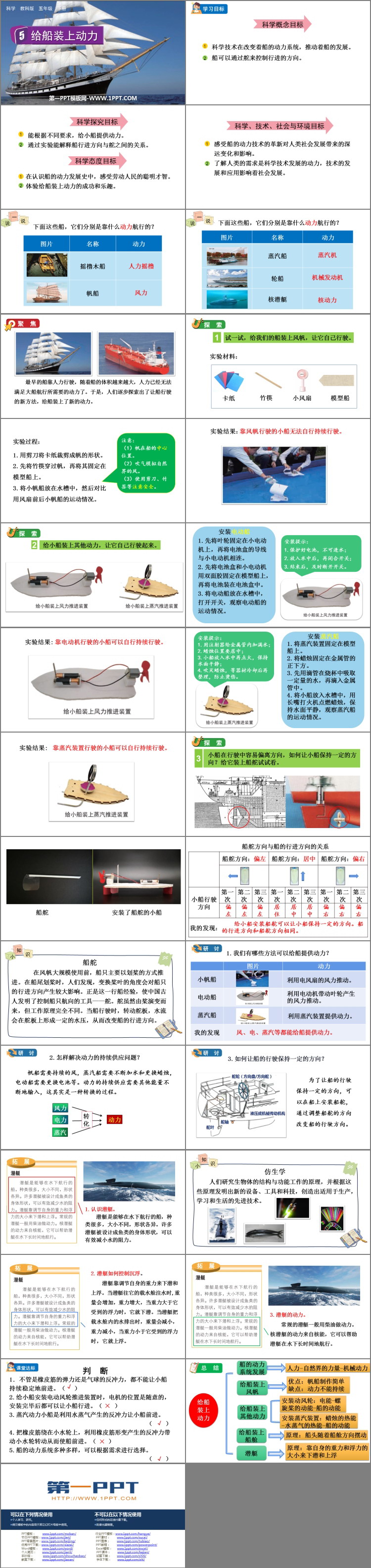《给船装上动力》PPT教学课件