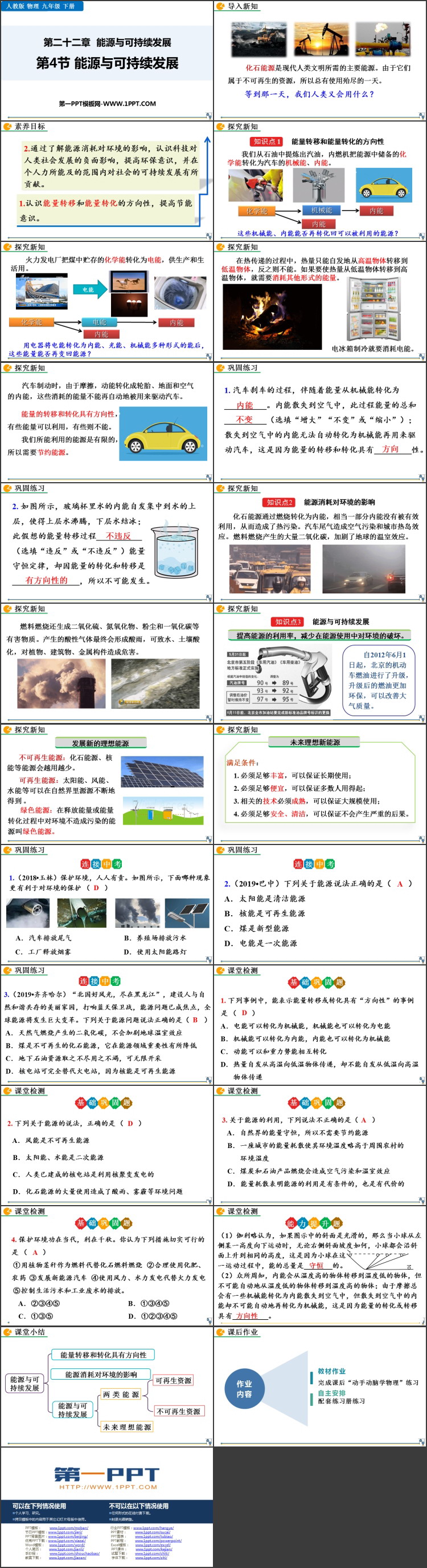 《能源与可持续发展》PPT优质教学课件