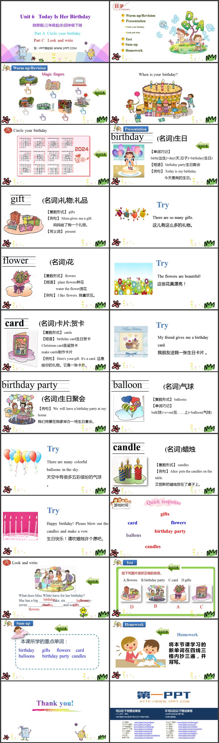 《Today Is Her Birthday》PPT教学课件(第1课时)
