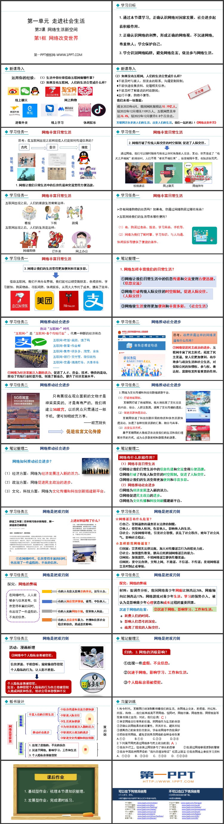 《网络改变世界》网络生活新空间PPT课件