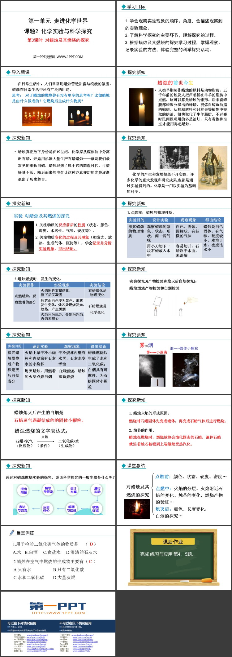 《化学实验与科学探究》走进化学世界PPT优质课件(第3课时)