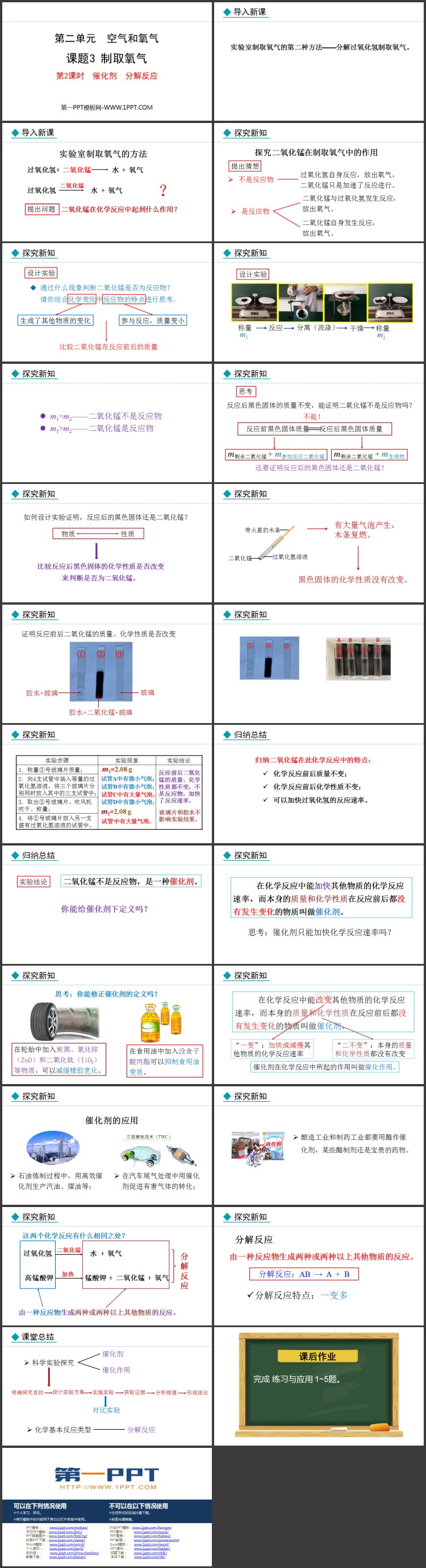 《制取氧气》空气和氧气PPT课件(第2课时)