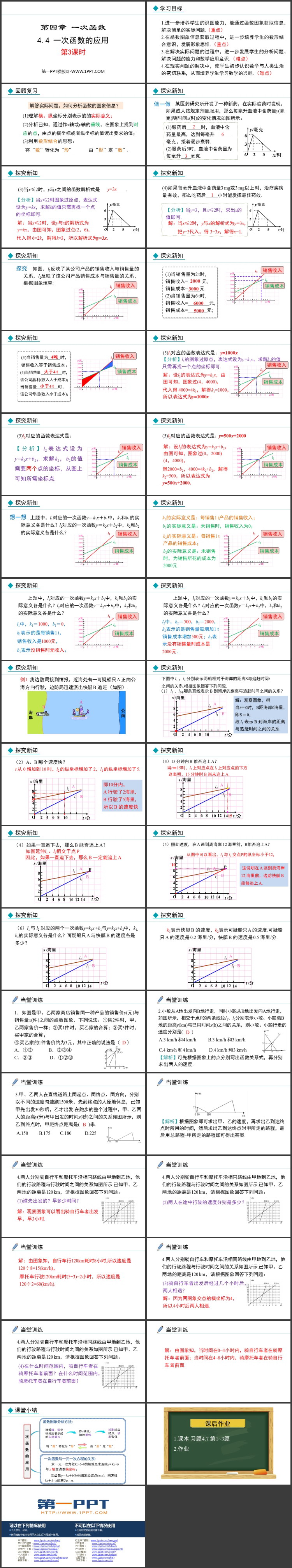 《一次函数的应用》一次函数PPT优秀课件(第3课时)