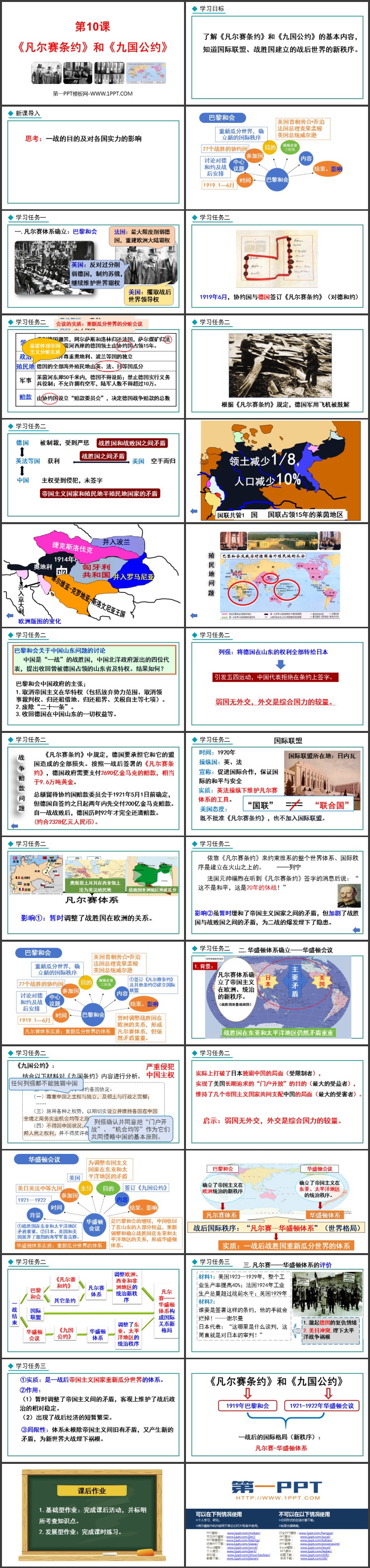 《凡尔赛条约》和《九国公约》PPT优质课件