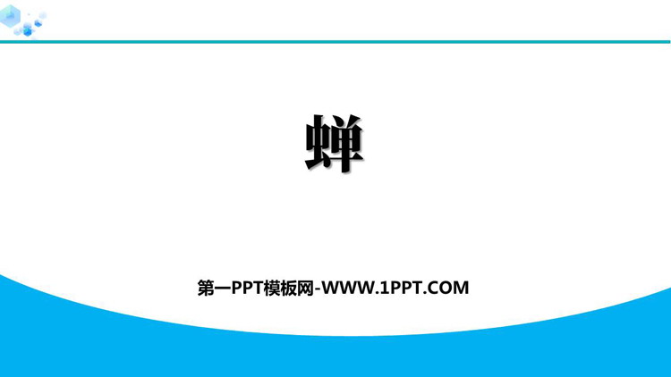 《蝉》PPT精品免费课件