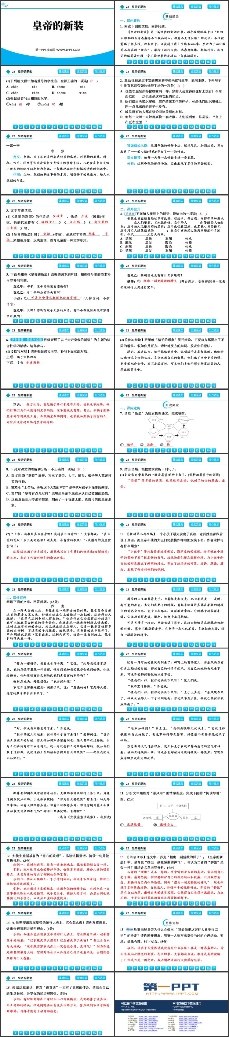 《皇帝的新装》PPT精品免费课件