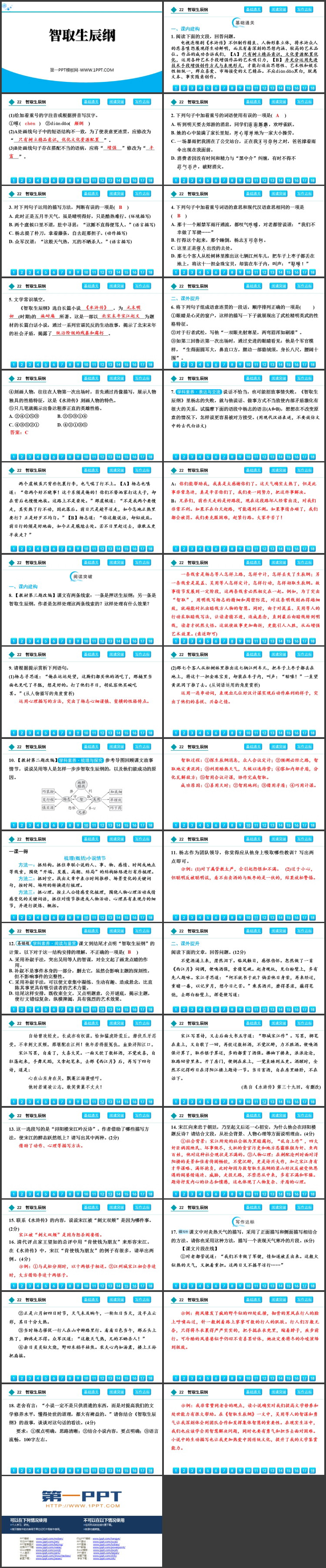《智取生辰纲》PPT精品免费课件