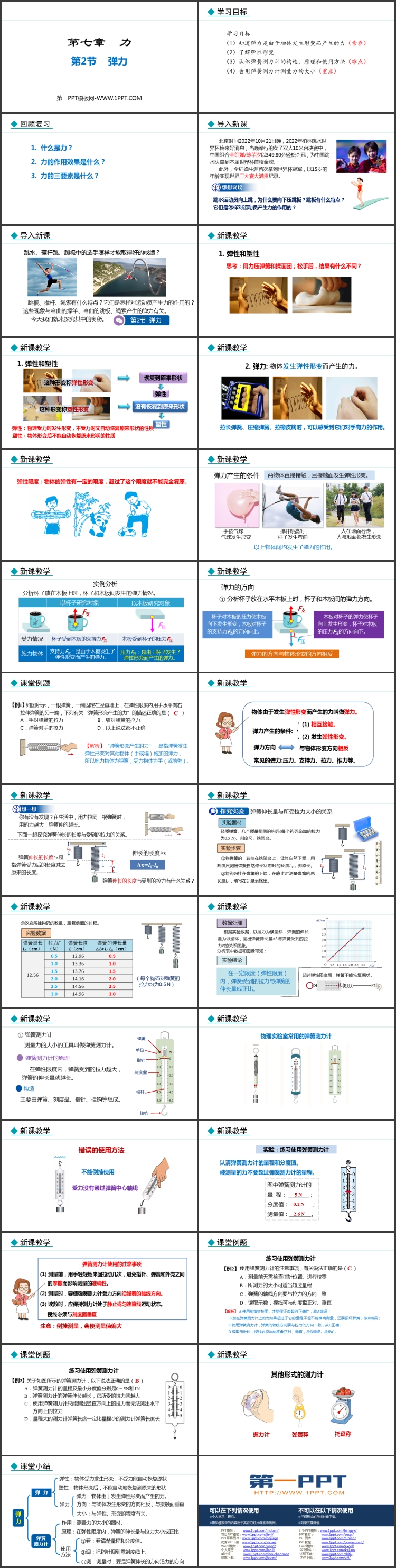 《弹力》力PPT优质教学课件