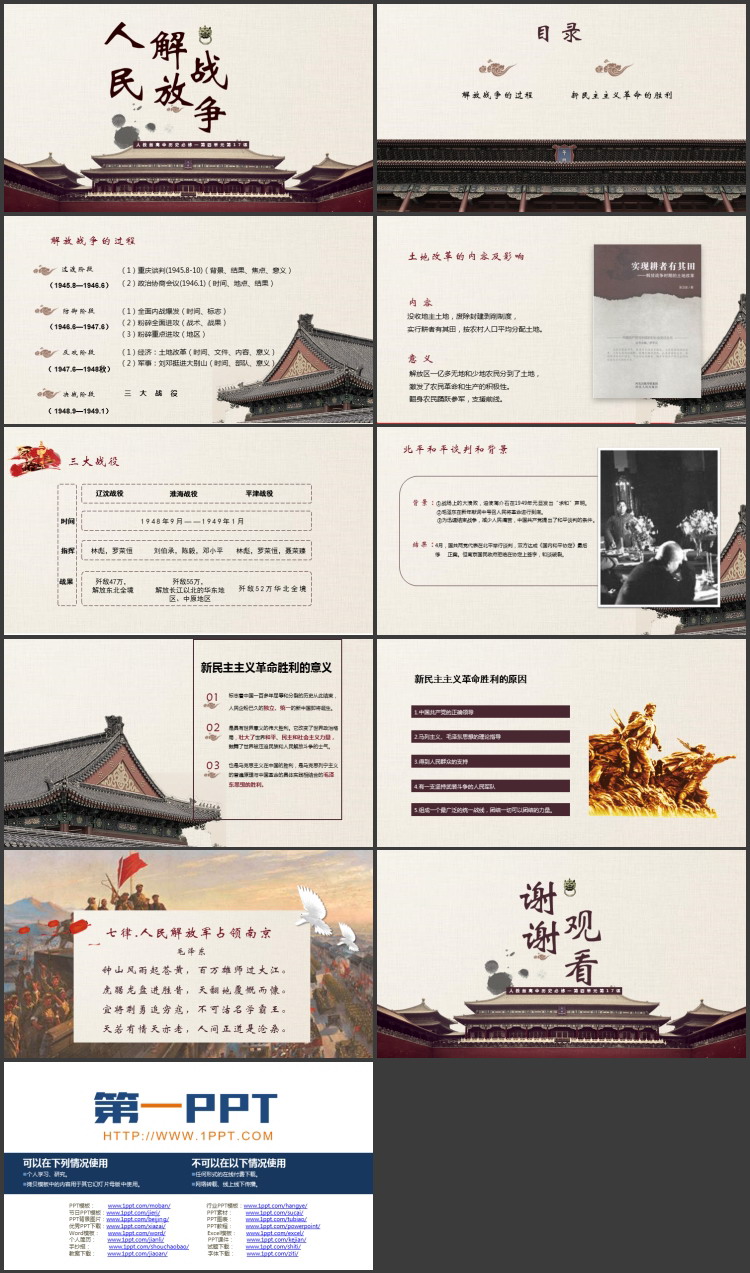 《人民解放战争》PPTPPT精品课件下载
