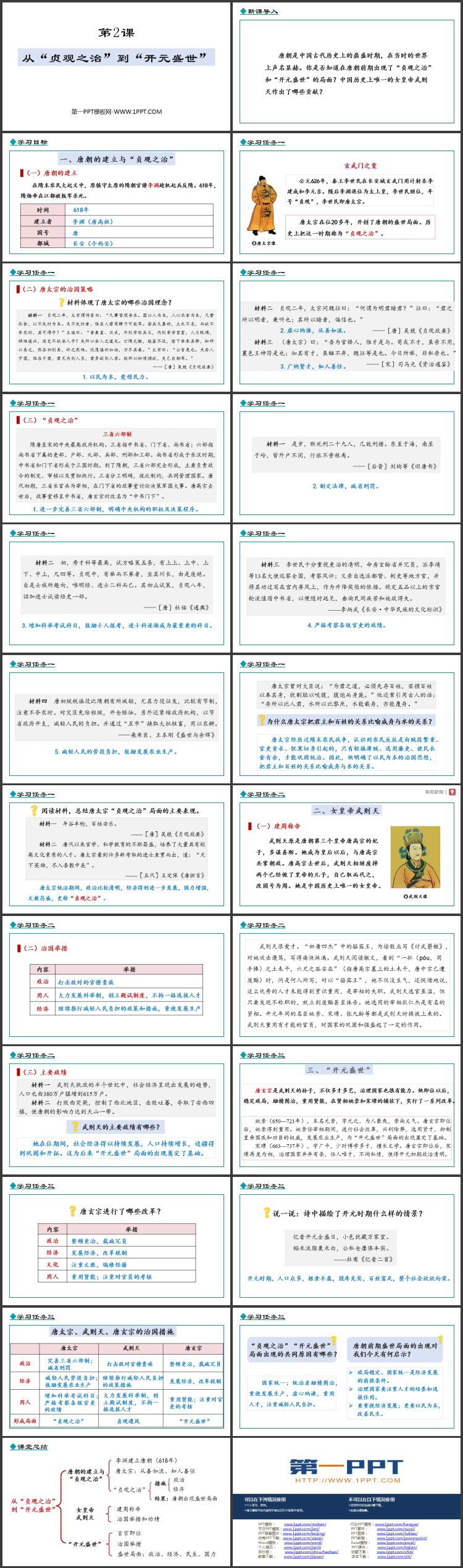 《从“贞观之治”到“开元盛世”》PPT优质教学课件