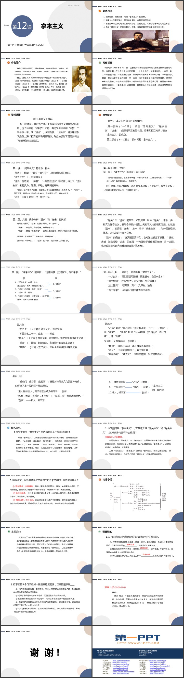 《拿来主义》PPT优秀课件下载