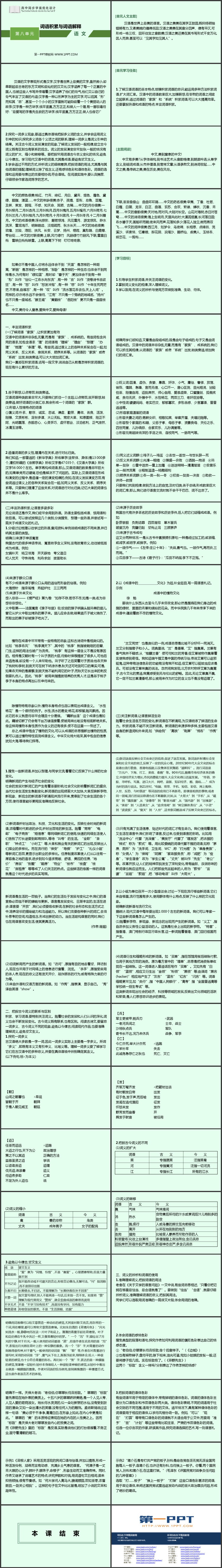 《词语积累与词语解释》PPT课件