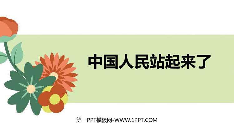 《中国人民站起来了》PPT精品课件
