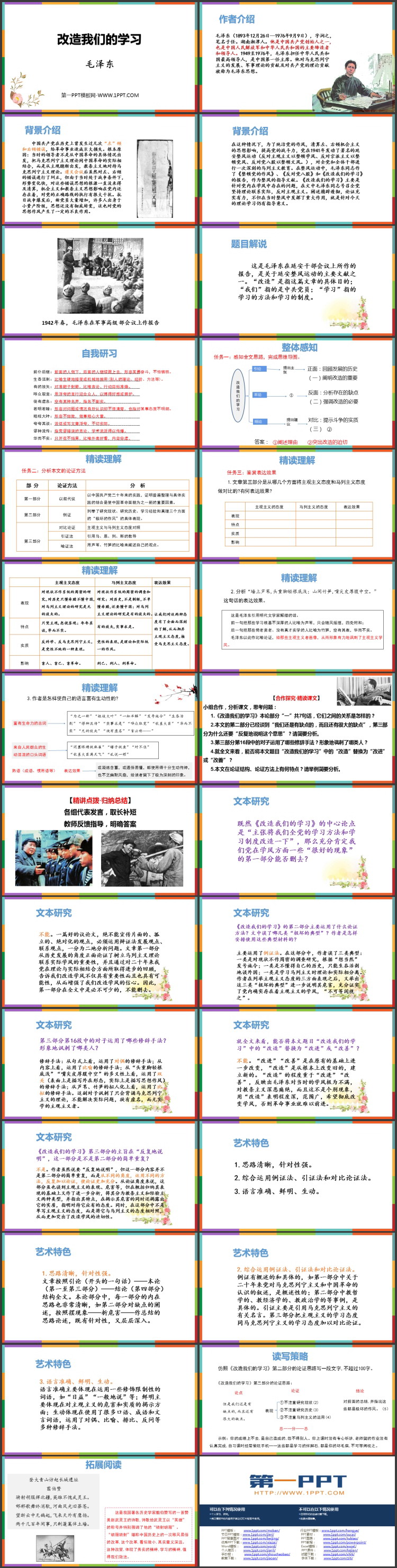 《改造我们的学习》PPT课件下载