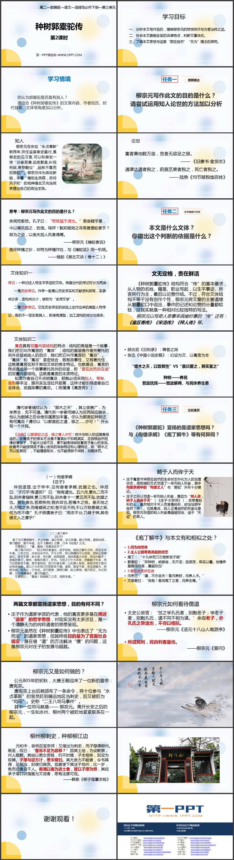 《种树郭橐驼传》PPT课件(第2课时)