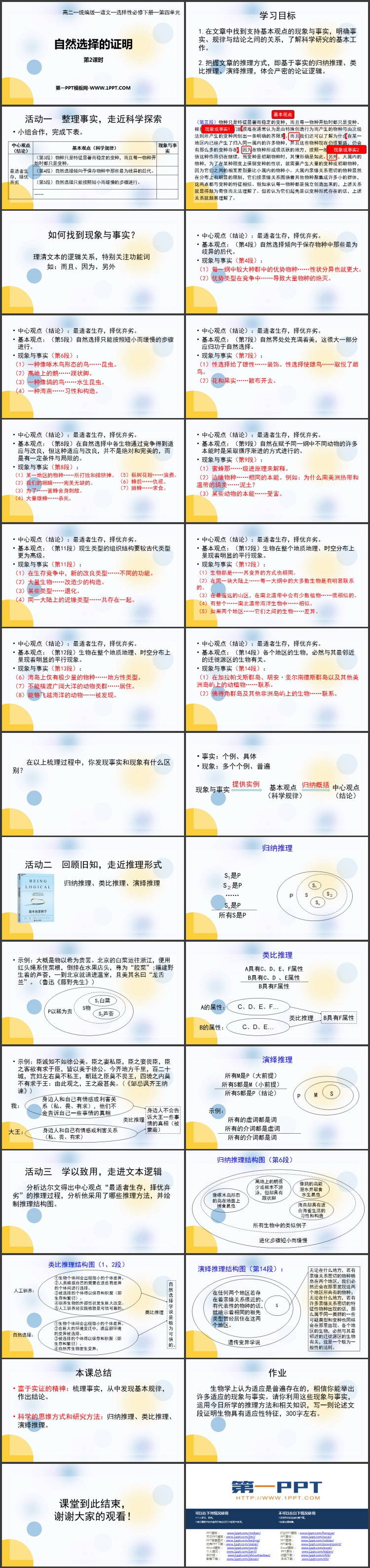 《自然选择的证明》PPT课件(第2课时)