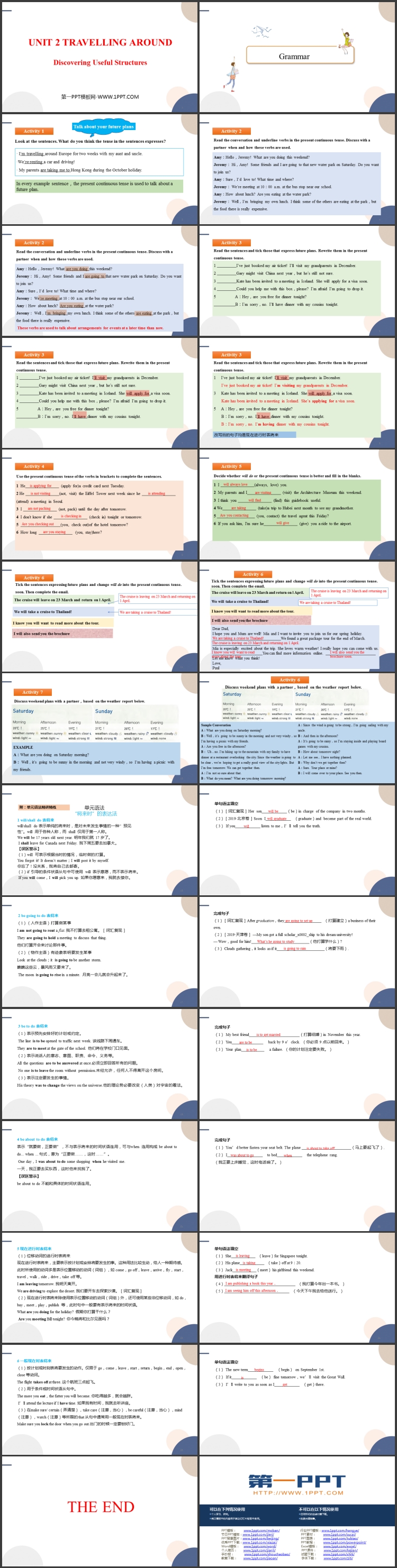 《Travelling Around》Discovering Useful Structures PPT教学课件