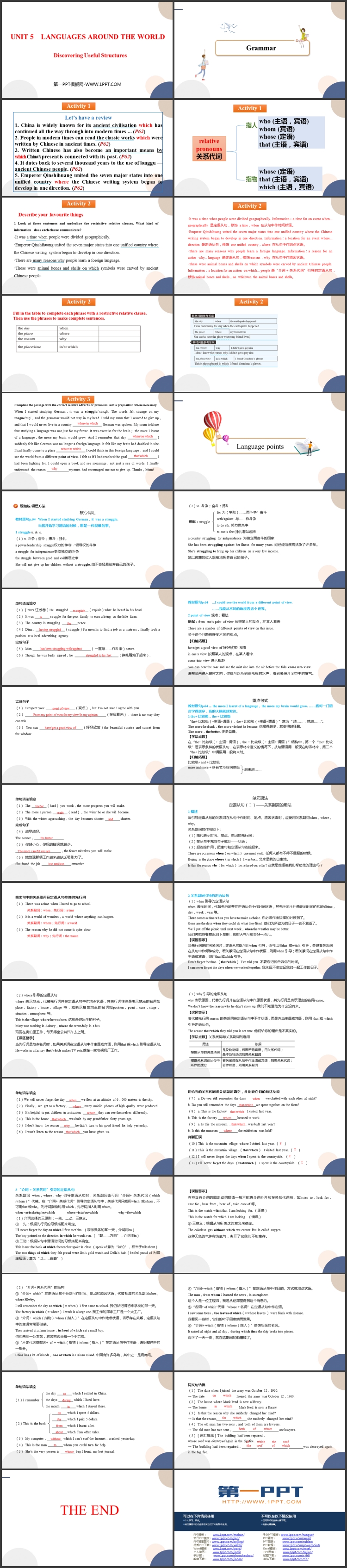 《Languages Around The World》Discovering Useful Structures PPT教学课件