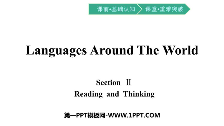 《Languages Around The World》SectionⅡ PPT课件