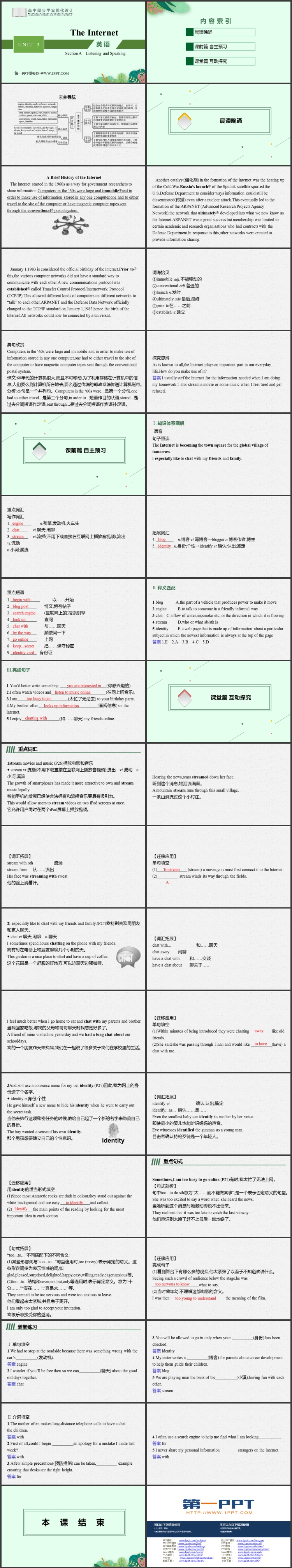《The Internet》SectionA PPT教学课件
