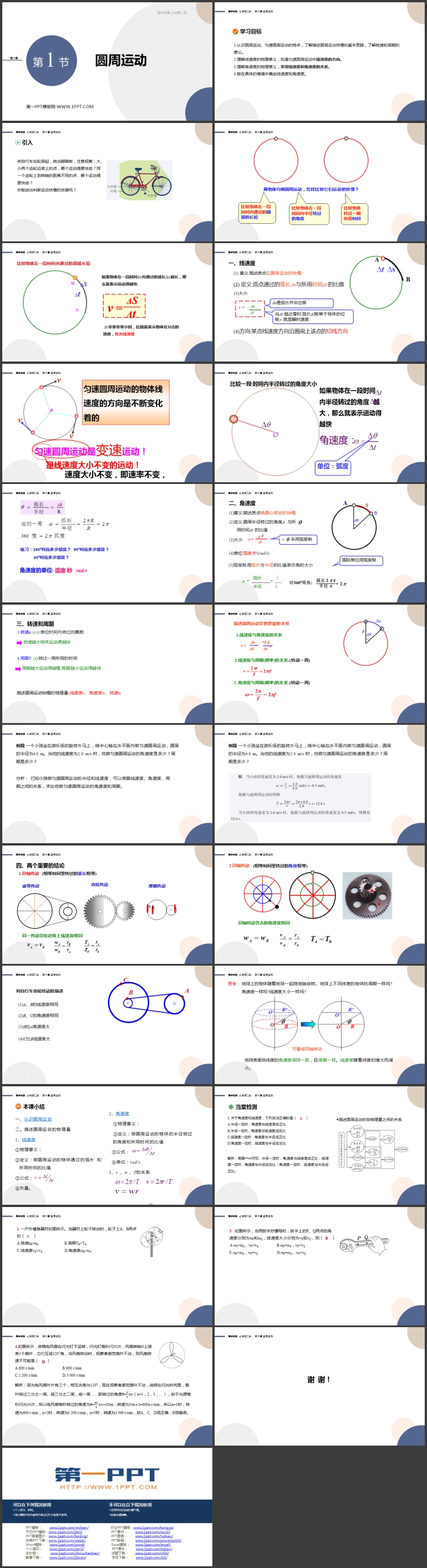 《圆周运动》PPT免费课件