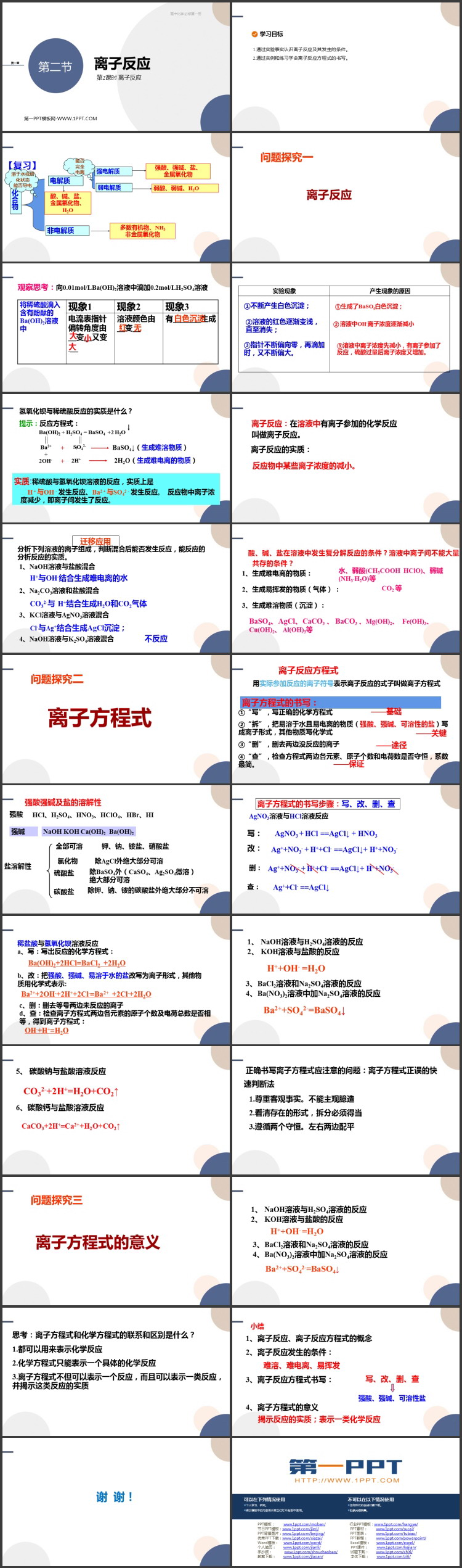 《离子反应》物质及其变化PPT教学课件(第2课时离子反应)