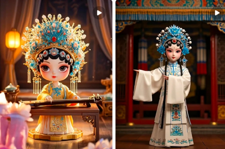 图片[2]-利用AI制做Q版古风娃娃视频，只需三步新手也能做出流量好到爆(附教程+提示…-优优云网创