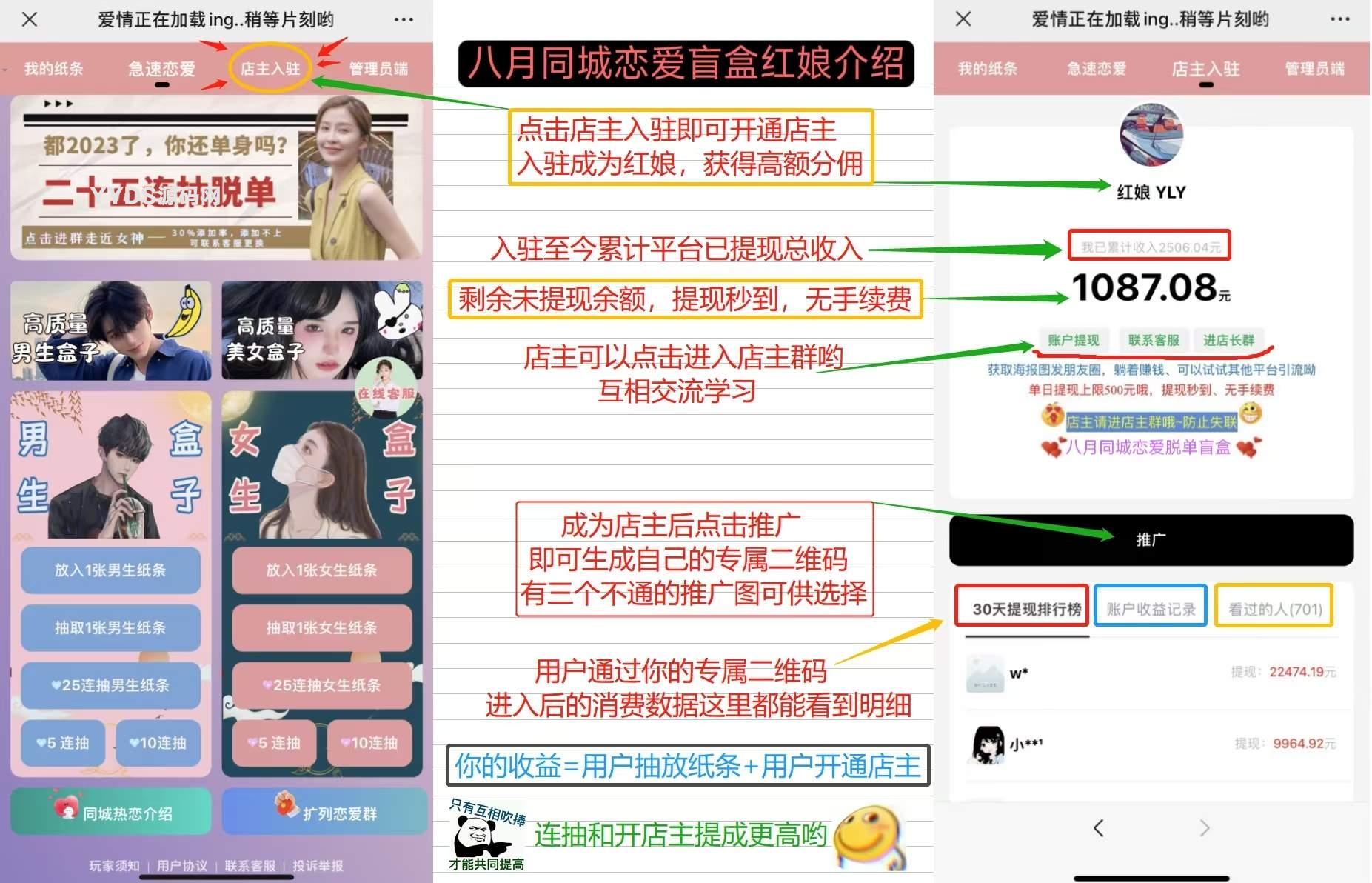2024全新交友盲盒+付费进群二合一源码+教程免费下载