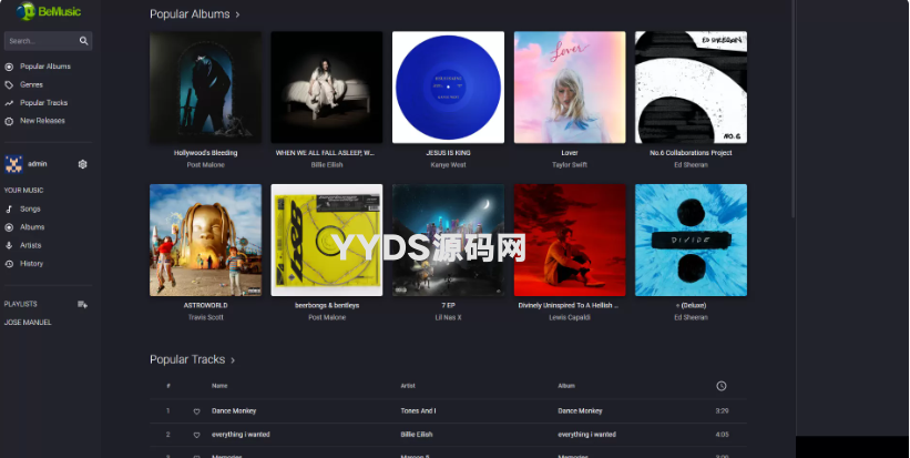 BeMusic3.0.9 PHP音乐平台系统 音乐共享上传网站源码