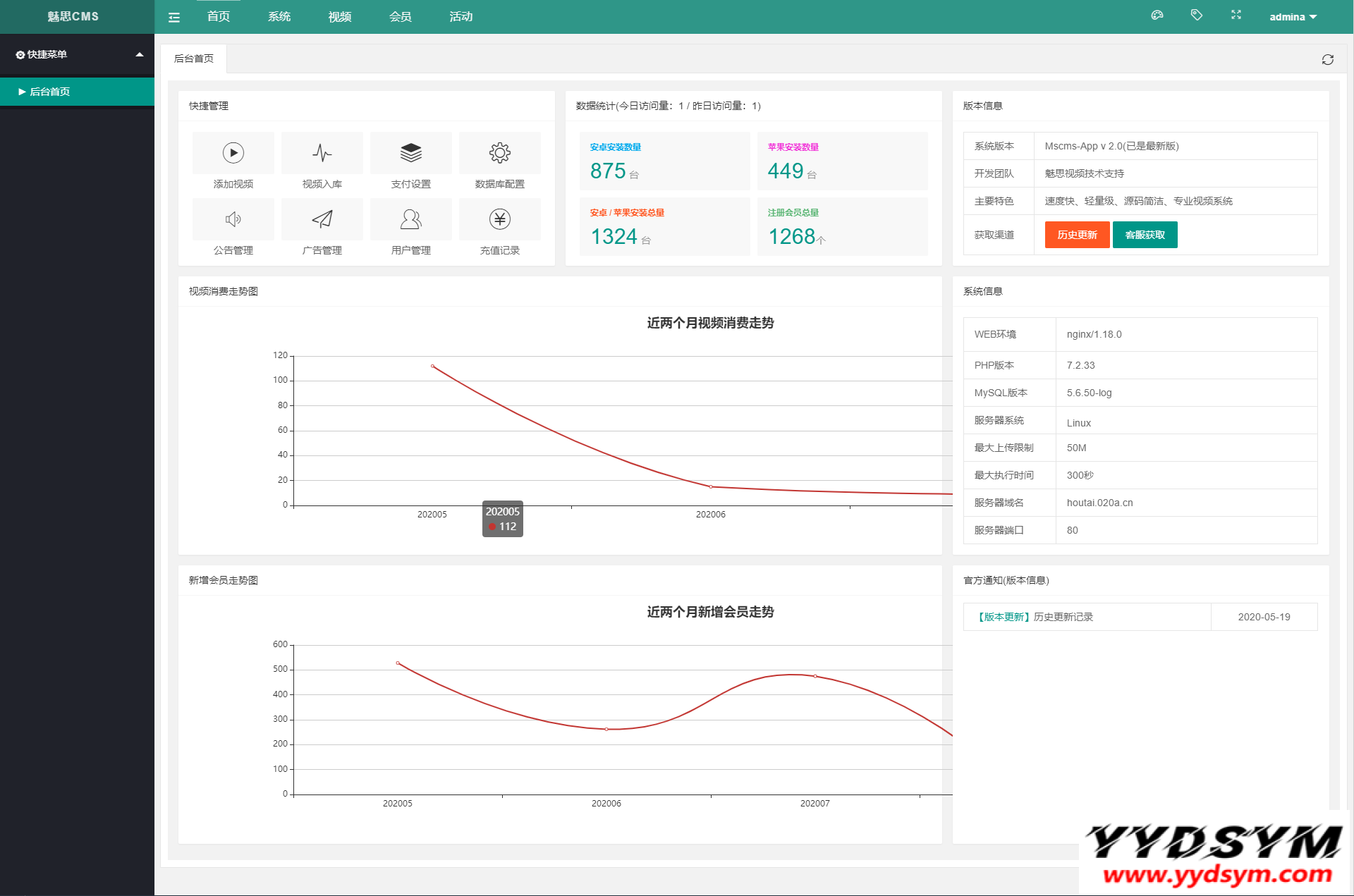 魅思V20全新正规视频系统_视频APP_完整可用_站长亲测