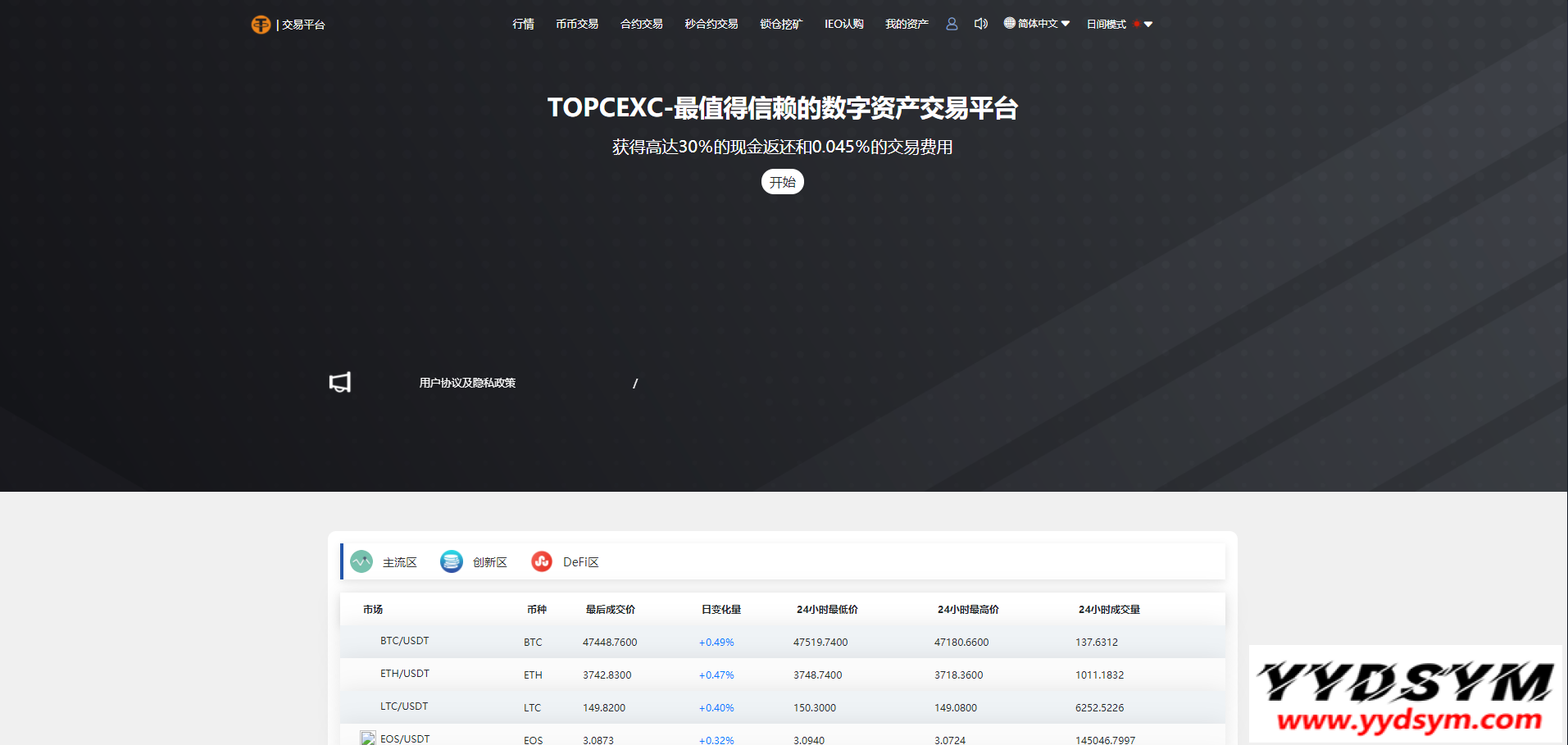 多语言交易所/12国语言/秒合约/申购/锁仓/K线完整/脚本最全/带教程/日夜模式